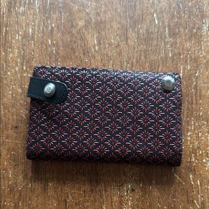 Black and Red Card Holder